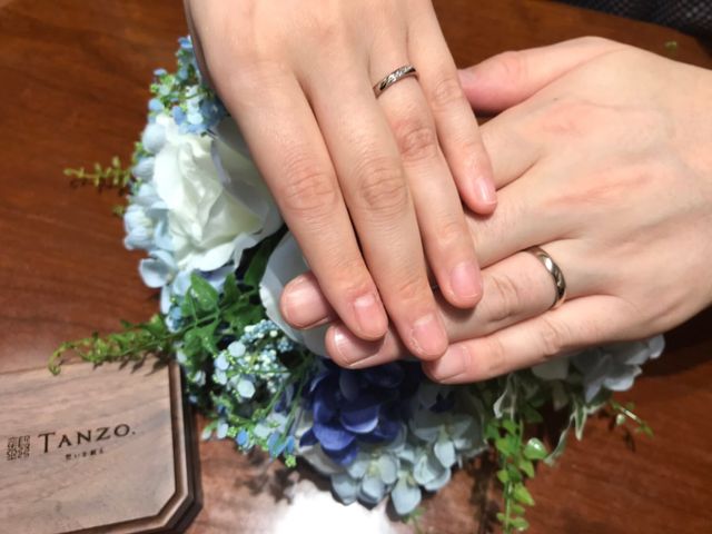 2人が思い描いたデザインが、想像以上の形に仕上がり感動です！