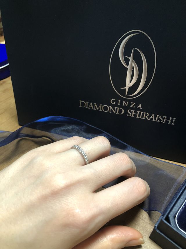 私の指にピッタリのが出来ました。
ありがとうございます。