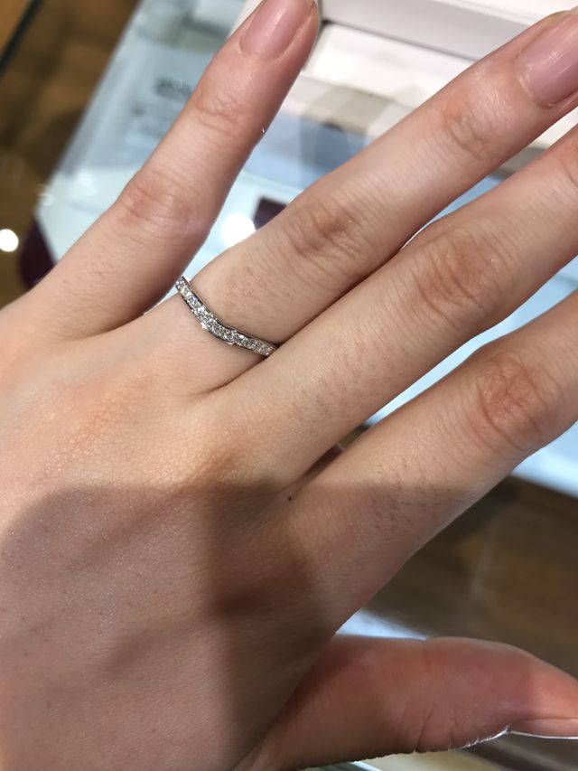 斜めのラインが綺麗です。