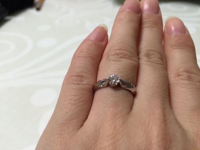 シャネルの婚約指輪です。