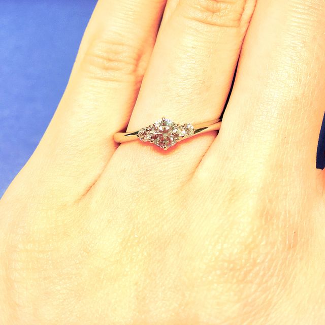 とても質の良いダイヤモンドで大満足です。