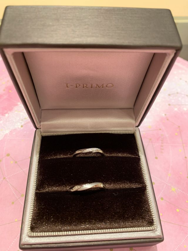 リングが入っている箱もしっかりしていて可愛らしいです