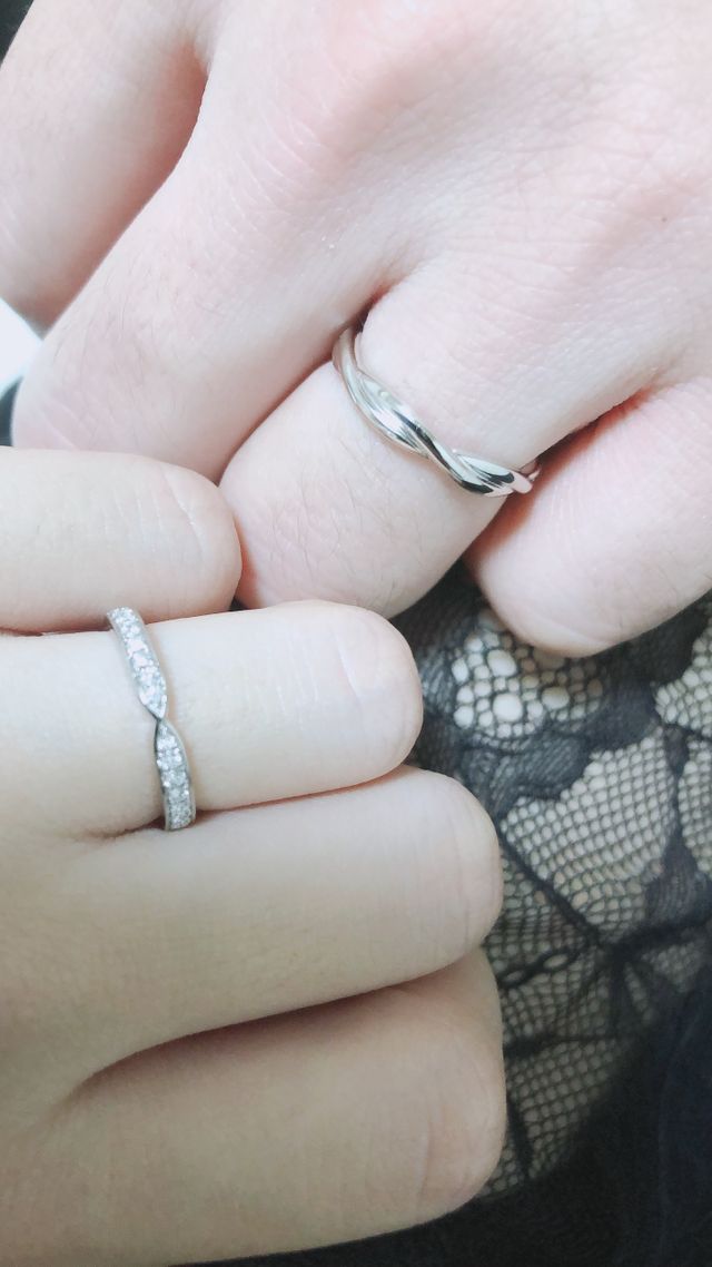 別々のデザインを選びました！