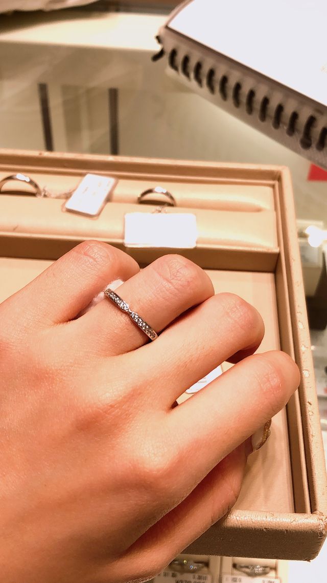 試着中の写真です！