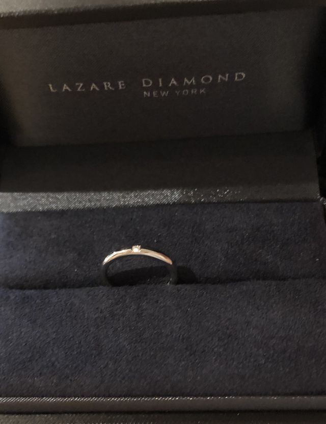 一石の指輪です。