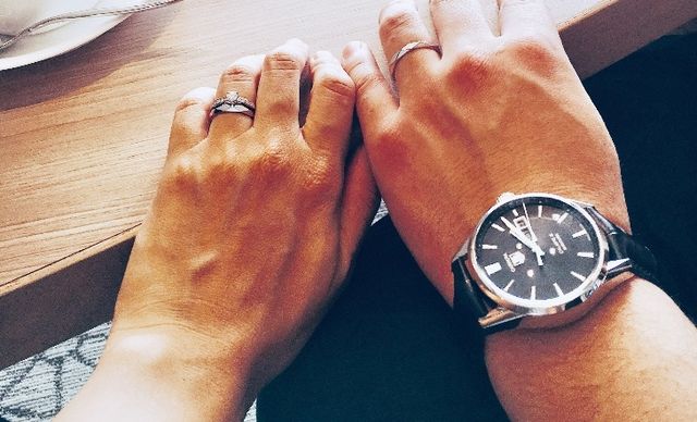 ブシュロンのファセットリングです。