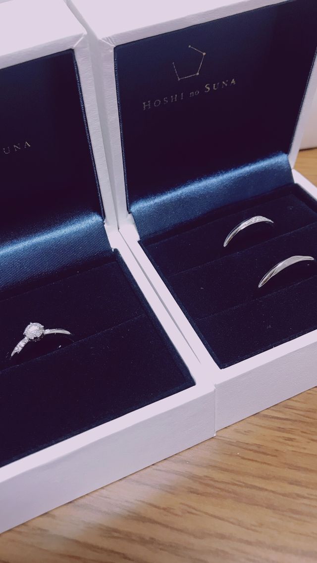 星の砂の「アリエル」をセットリングで購入しました。