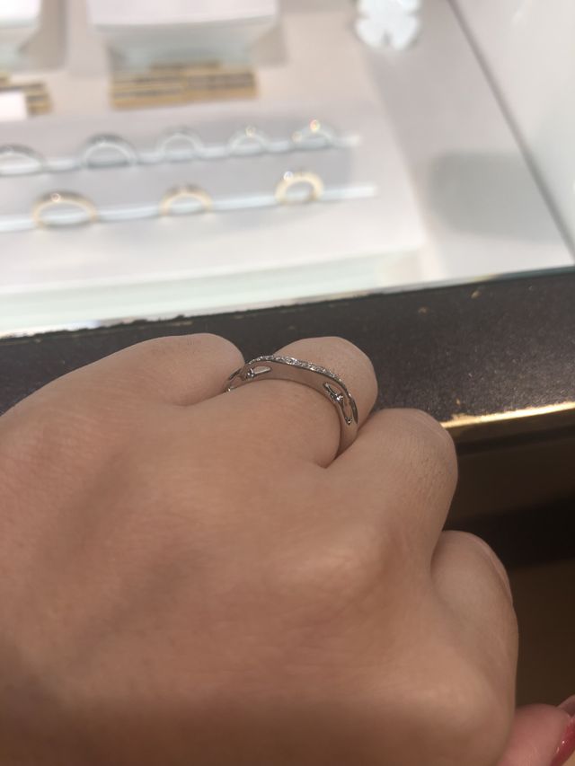 ２つプラチナを重ねているらしいです。