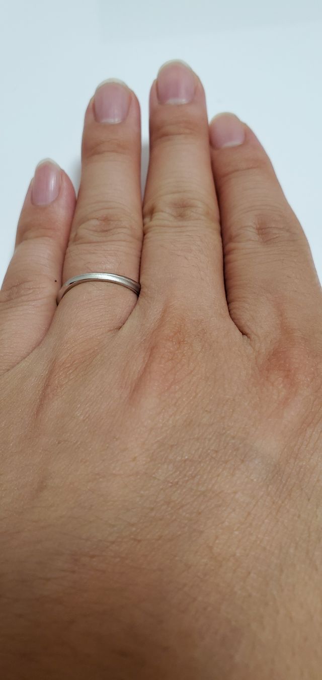 プラチナの指輪