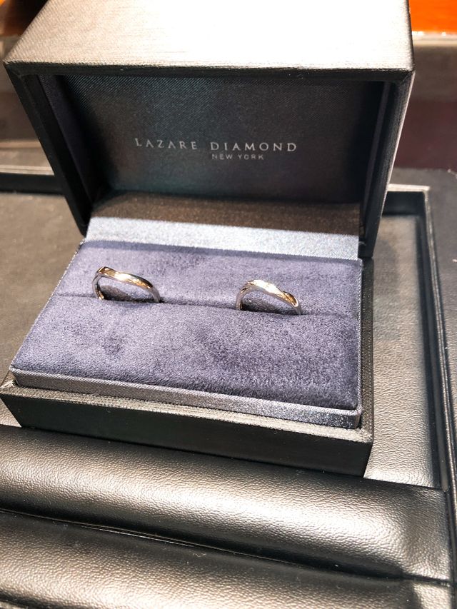 お揃いで購入した結婚指輪