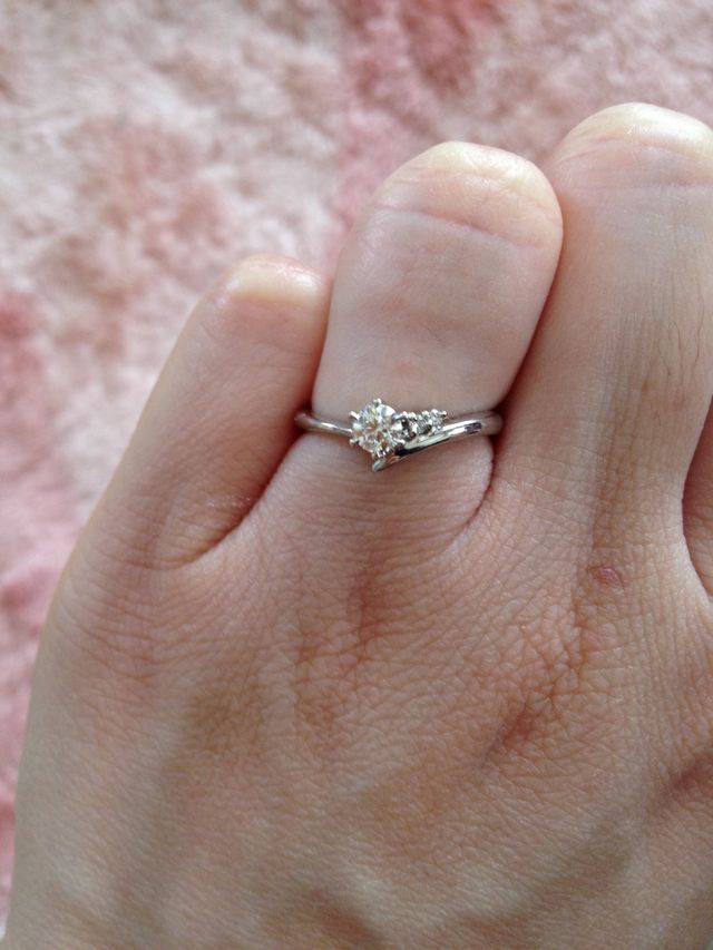 0.205カラットのダイヤです。