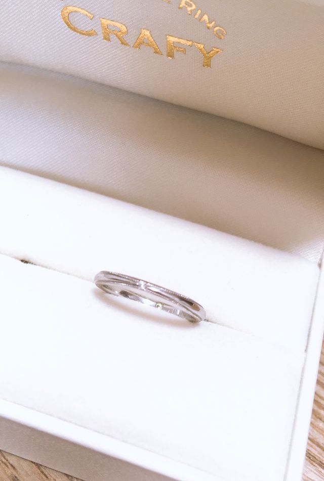 思い通りのデザイン♡ダイヤモンドとミル打ちがポイント！