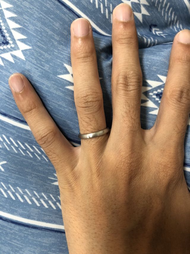 マット仕上げをしてもらいました。