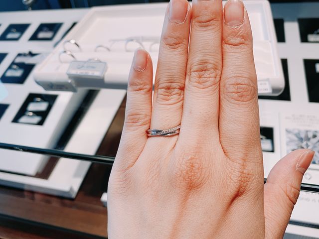 購入した結婚指輪です。