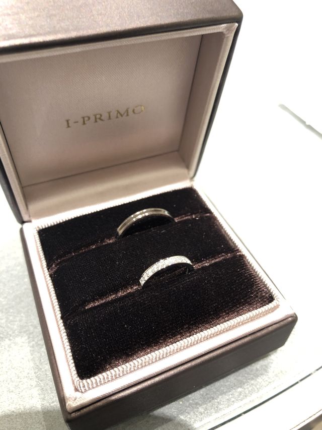 キラッキラのパエンナ！大満足の結婚指輪