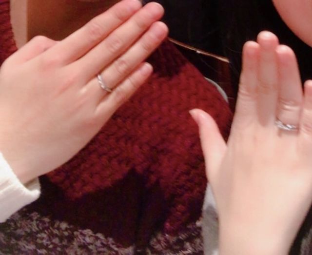 入籍した日に撮った写真