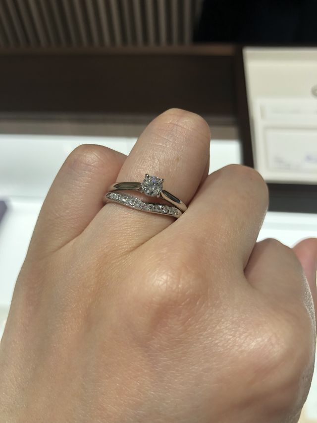 婚約指輪+結婚指輪