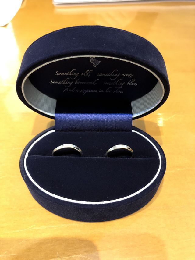 2人で同じデザインを選びました！