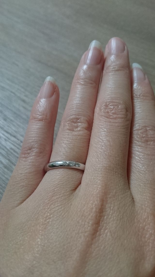 TASAKIのプラチナリング(Pt950)