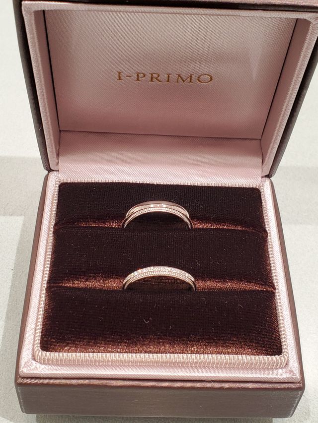 ダイヤの輝きに結婚した実感がわき嬉しかったです。