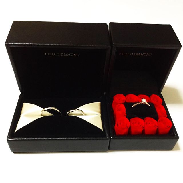 お気に入りのプロポーズリング