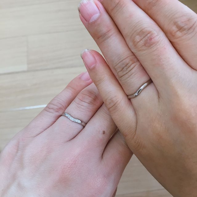 受け取った日に記念に撮りました。