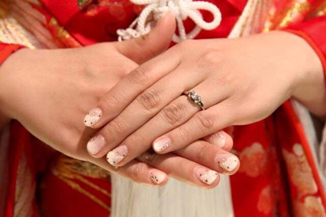 前撮りの時に着けました。とっても可愛かったです。