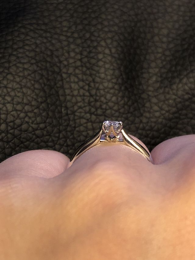 側面、自分から見た様子です。