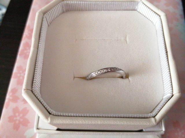 ピンクダイヤモンドにして貰いとても可愛くて気にいっています。