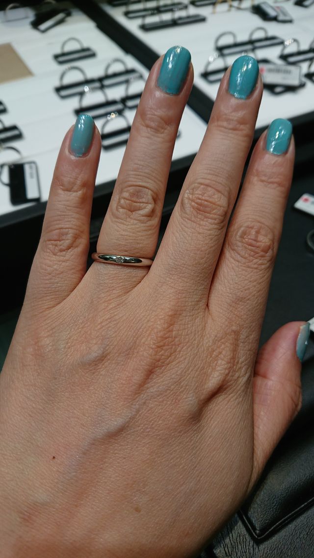 試着時の写真です。