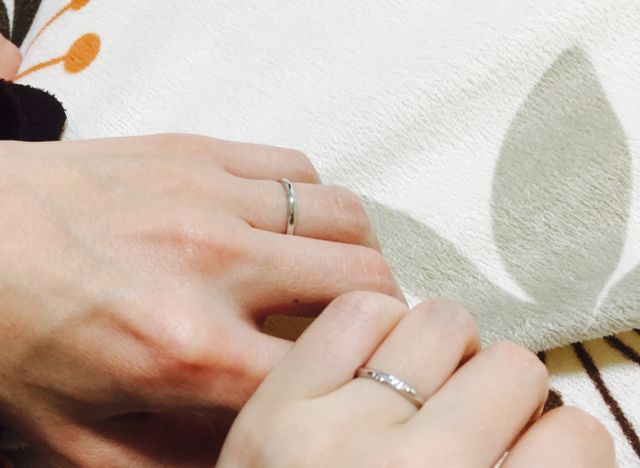 華奢でシンプルなデザインがお気に入りです♡