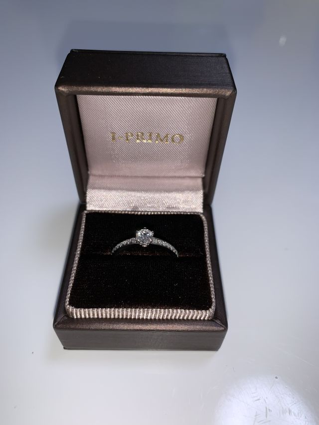 贈った指輪の写真です。