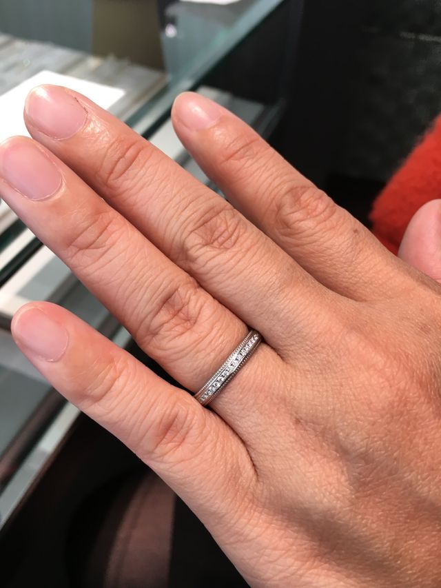 ダイヤがとにかくキラキラしていてでも他店より良心的な価格