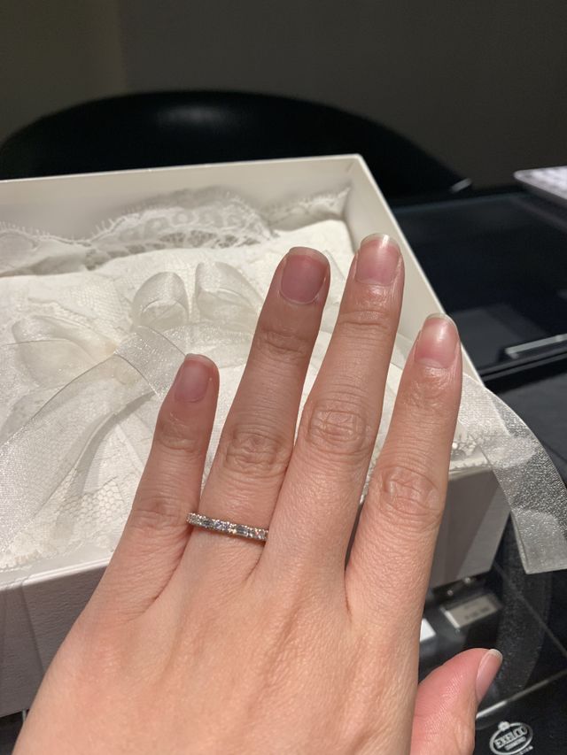 試着時の写真
最後に行ったブランドで運命的な出会い＊