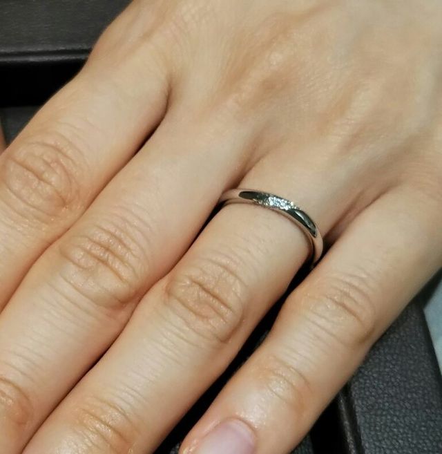 結婚指輪です