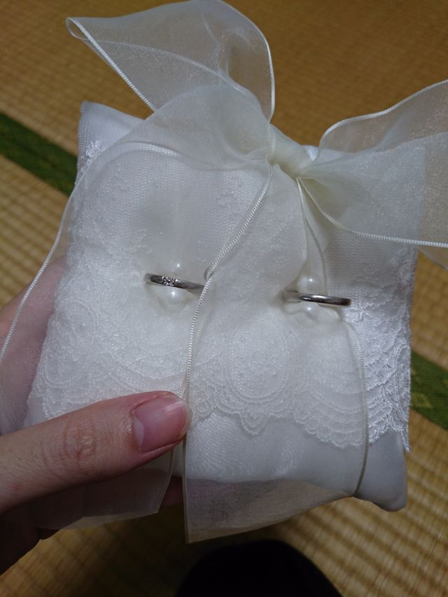 右が主人ので左が私のです。