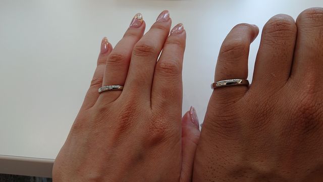 シンプルなのに存在感がある不思議な指輪