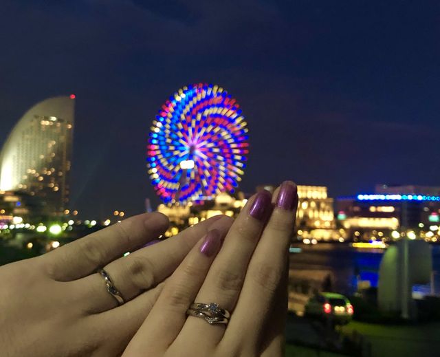 結婚指輪のみ。婚約指輪は別のブランドのものです。