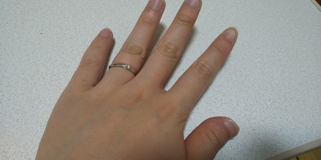 つけ心地もよく、指がきれいに見える気がします！