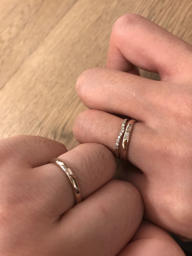 ロゼチナの結婚指輪を購入させていただきました。