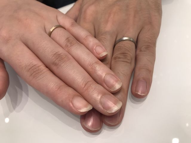 つや消しなので、男性も違和感ないようです。