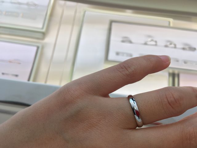 3ミリ幅のシンプルリング