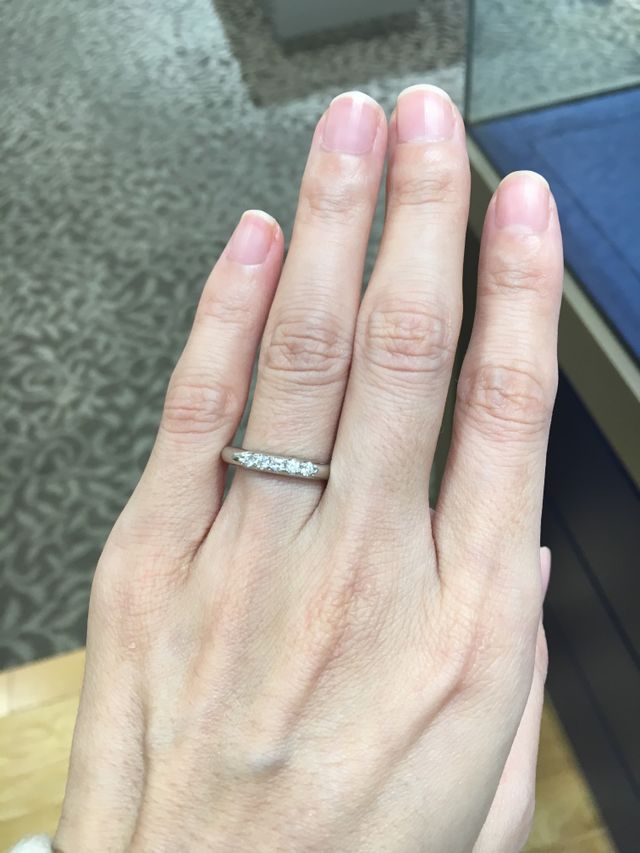 ダイヤか５つ並んでるのが綺麗です。