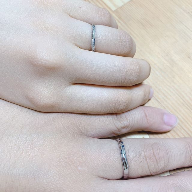 ポコポコの入った指輪