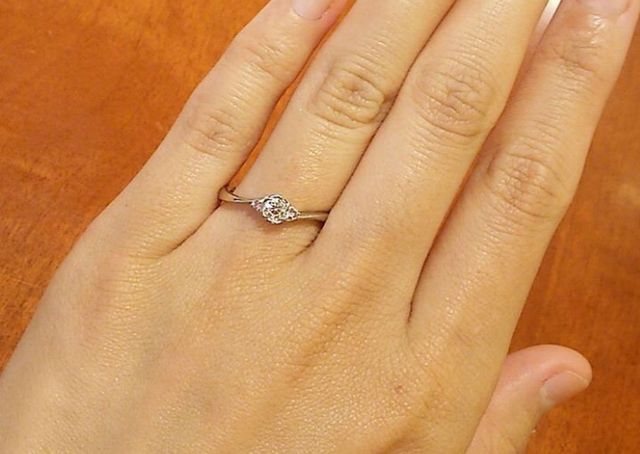 可愛いというより、華やかで品がある感じてす、