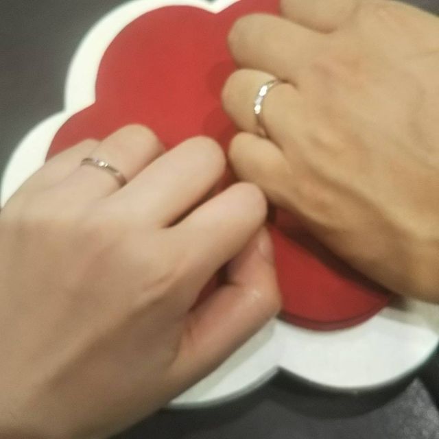 ピンクダイヤ&双子ダイヤモンド入りリング