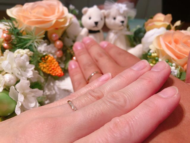 結婚指輪として購入しました。
色々試着して結局二人お揃い