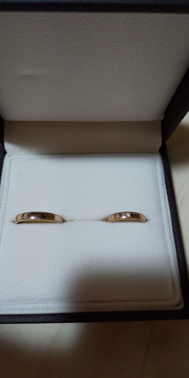 ペアです。左側が旦那用で20号、右が9号サイズです。