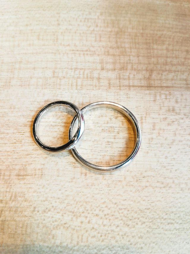 旦那との指輪のサイズ