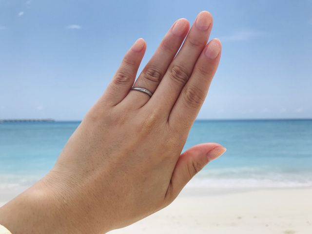 ダイヤモンドの輝きにひかれました。